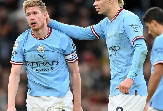 Man City's De Bruyne to miss Leipzig game through illness